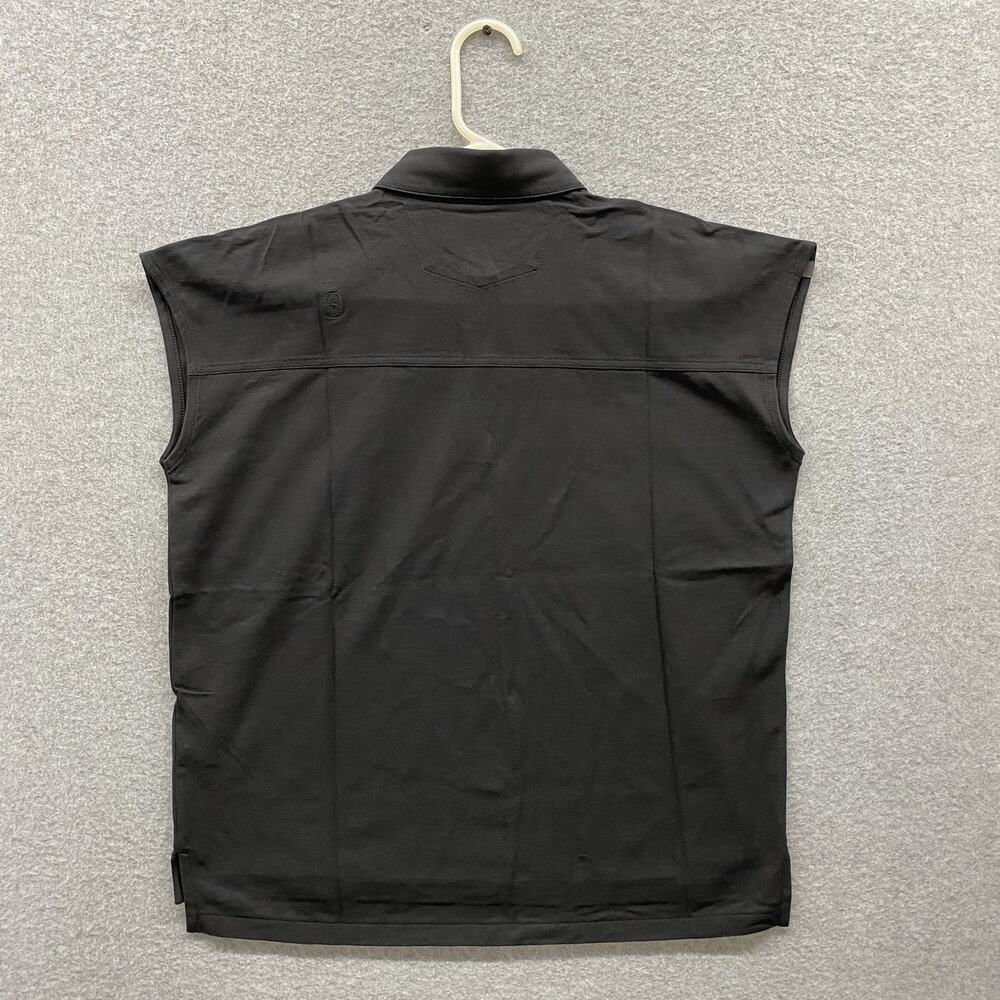 FIGS PRO Ella Scrub Polo Women’s Small Black Technical Pique Pima Cotton NWT - Picture 9 of 13